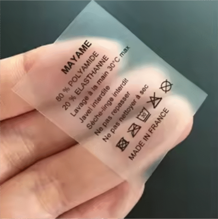 Frosted Silicon Label - Image 1