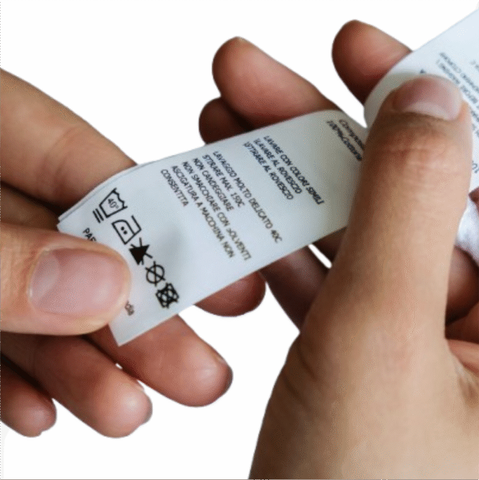 Care Label (For Non Washable Products) - Image 1