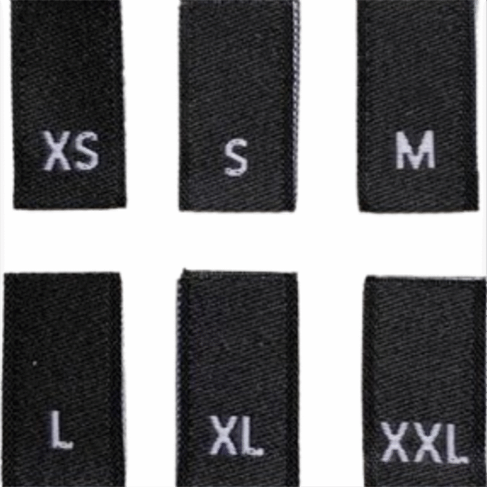 Woven Size Label - Image 1